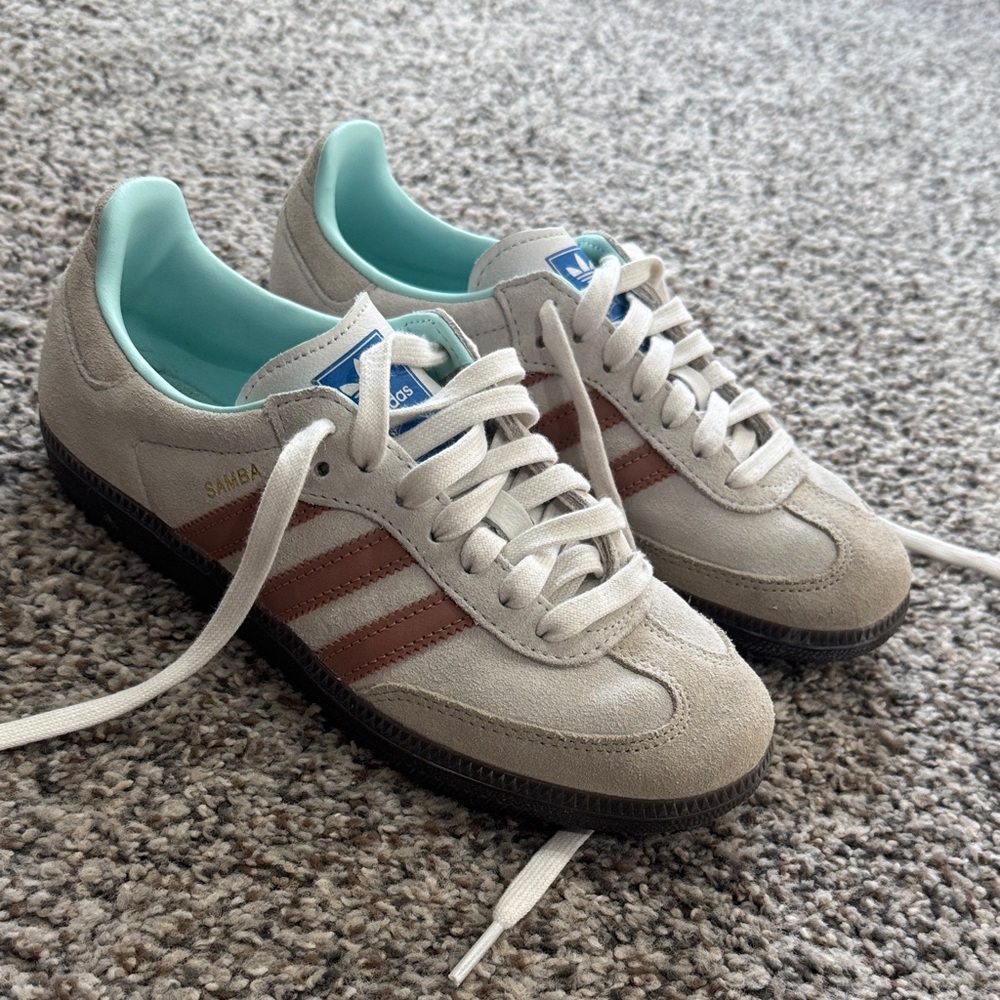 Adidas Samba Sneakers.  Women’s 6.5, kids 5.